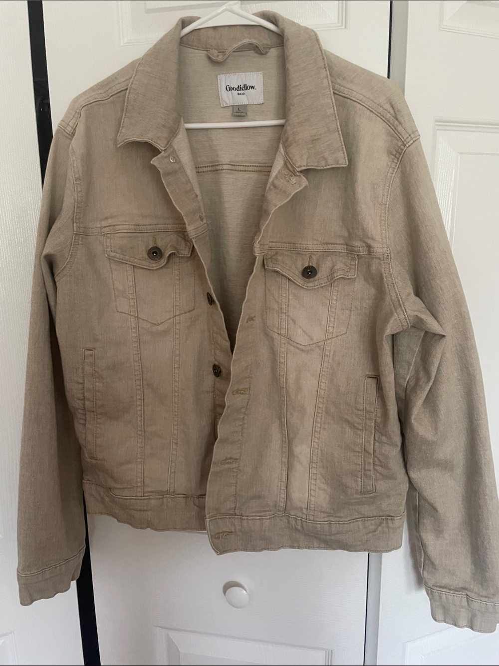 Goodfellow oversized trucker jacket